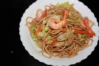 Massa com Gambas