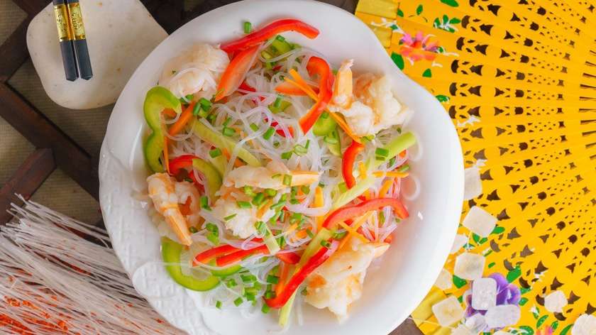 Shrimp Salad with Noodles