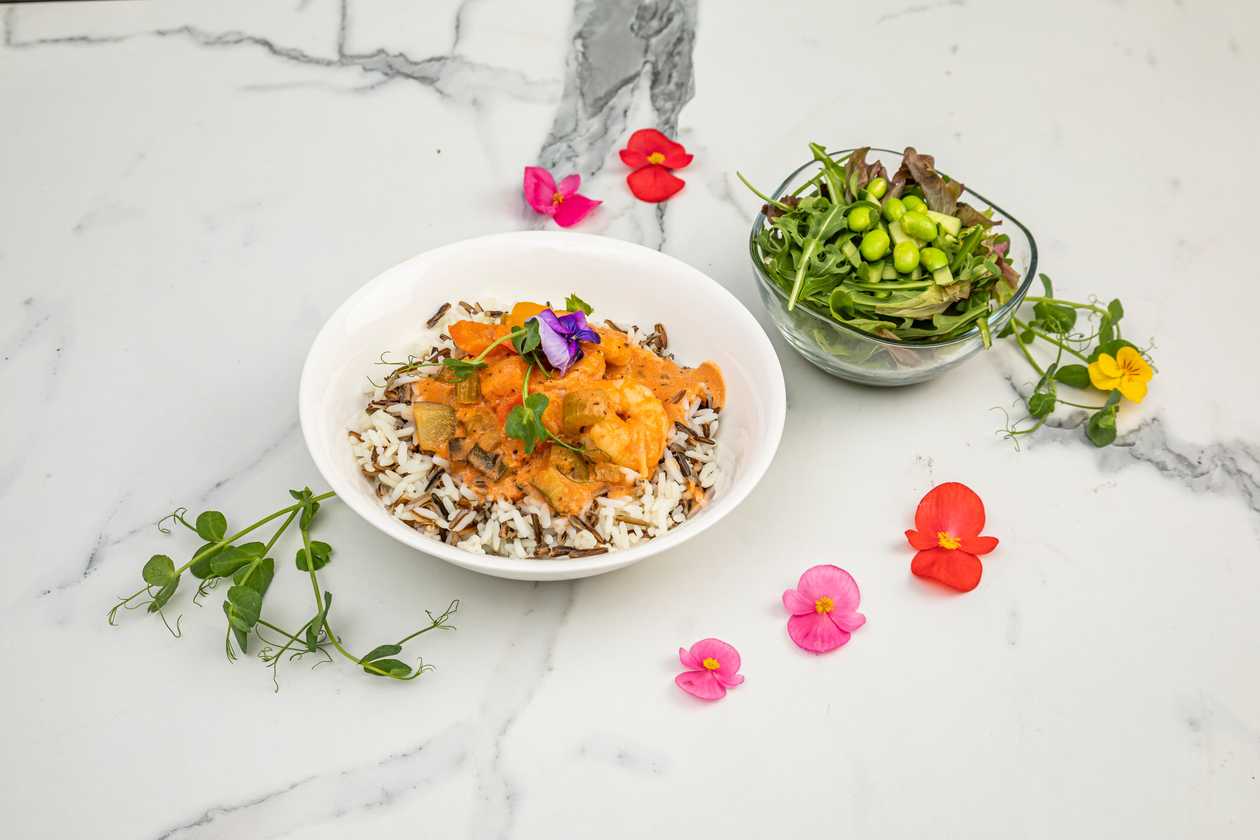 Prawns In Creamy Tomato Sauce