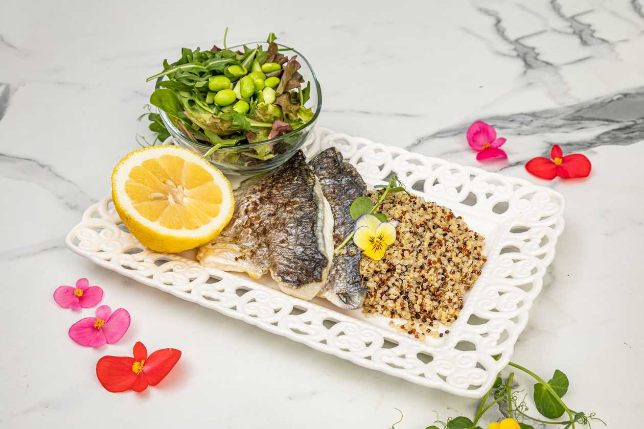 Oven Baked Sea Bream Fillet