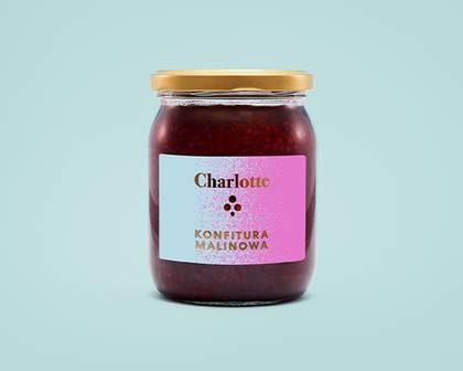 Konfitura Charlotte malinowa duża