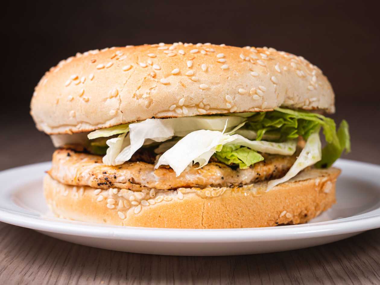 Chicken Burger & Chips