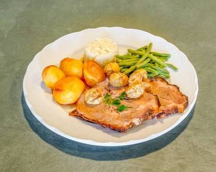 Roast Pork Loin with Chestnuts