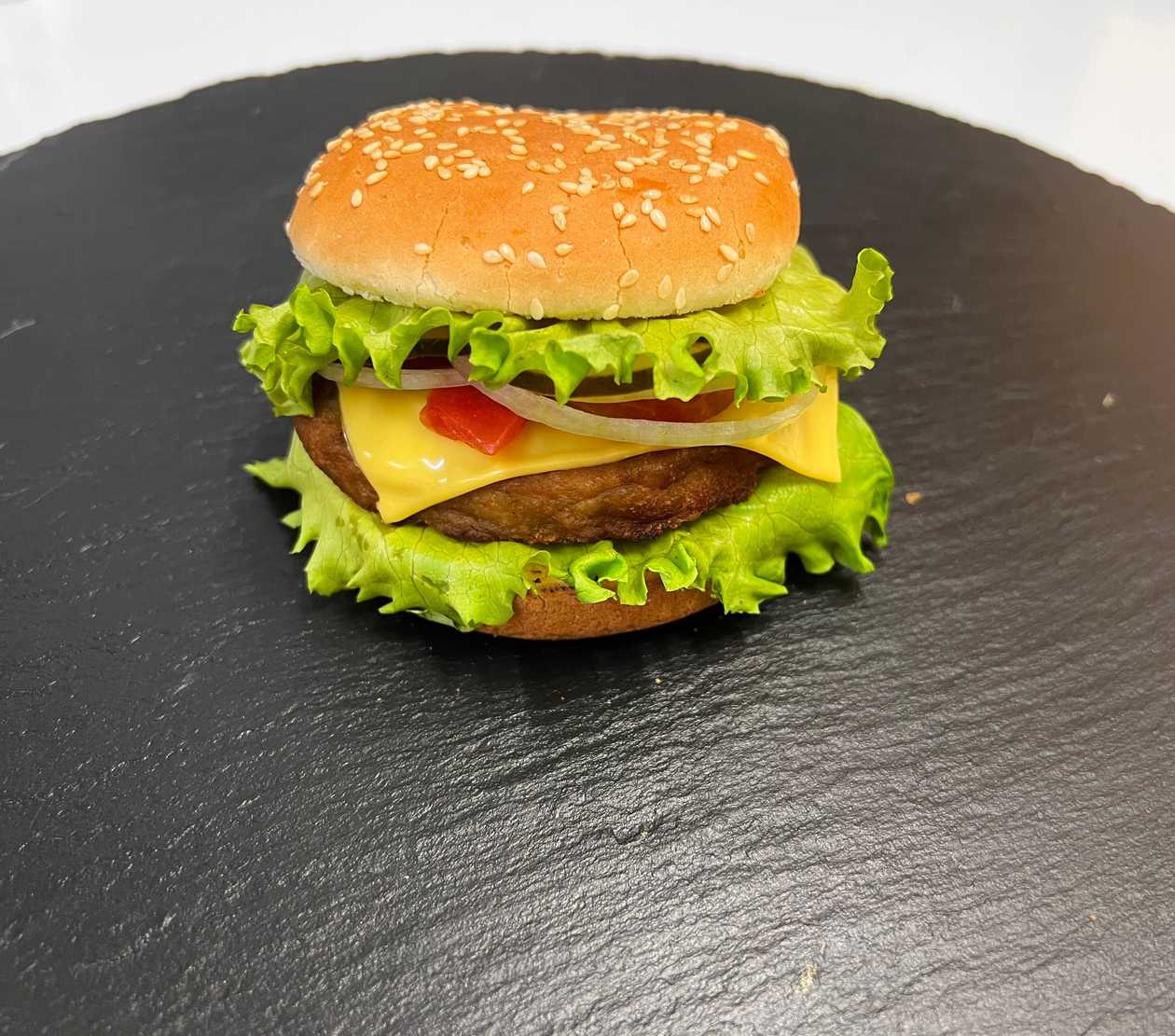 Burger with cheese
