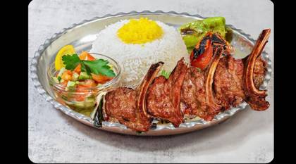 Shishlik kebab (Grillade lammkotletter)