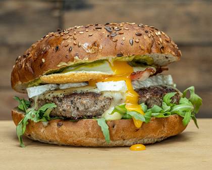 Burger Egg