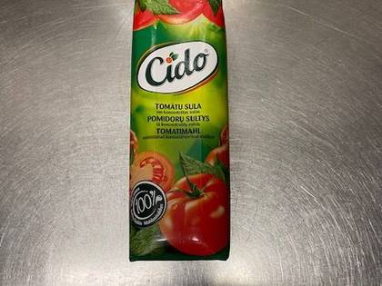 Cido sultys   pomidorų 100 proc.   1 L