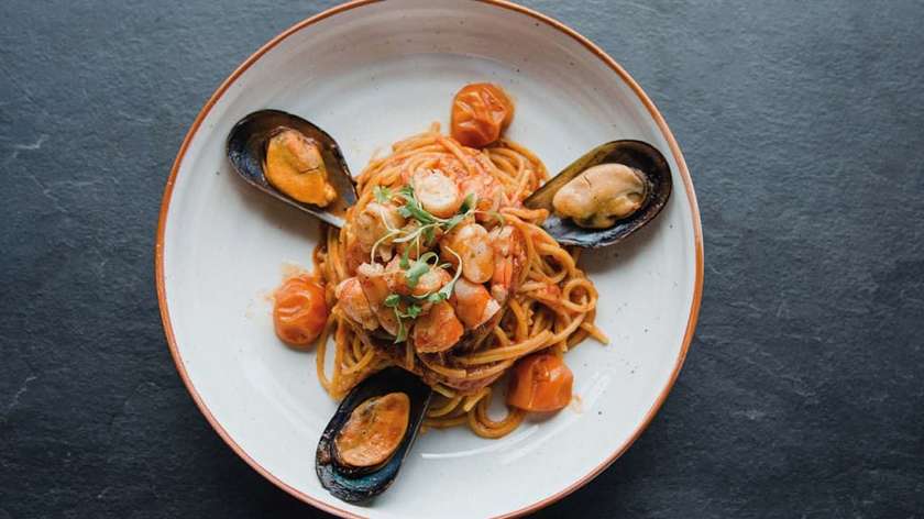 Seafood Linguini Pasta