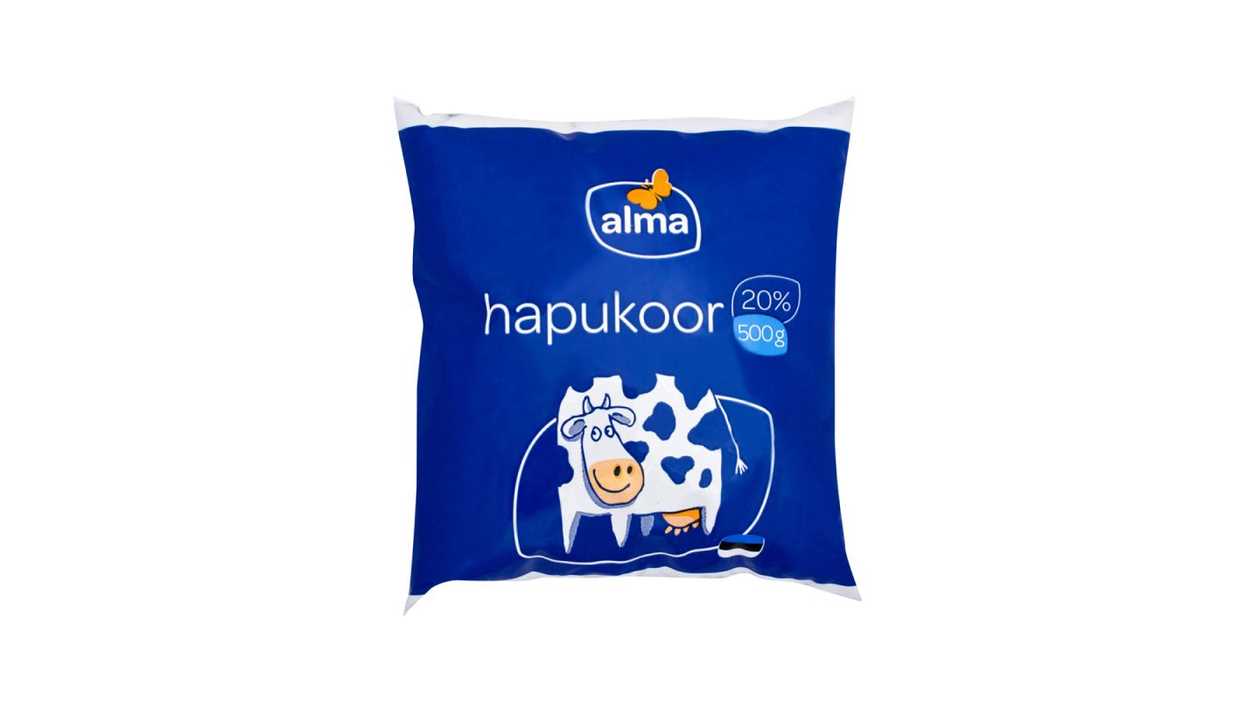 Hapukoor 20% kiles Alma 500 g