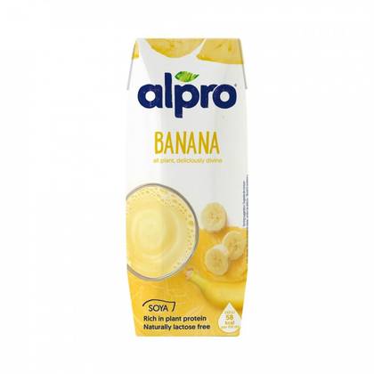 Alpro, Banana Flavored Soy Drink  0,25 l