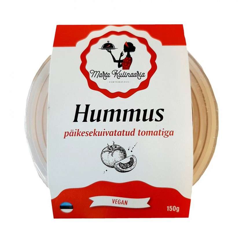 Marta Kulinaaria, Hummus päiksekuivatatud tomatiga 150 g