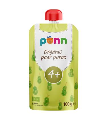 Ökoloogiline pirnipüree, Põnn 100 g