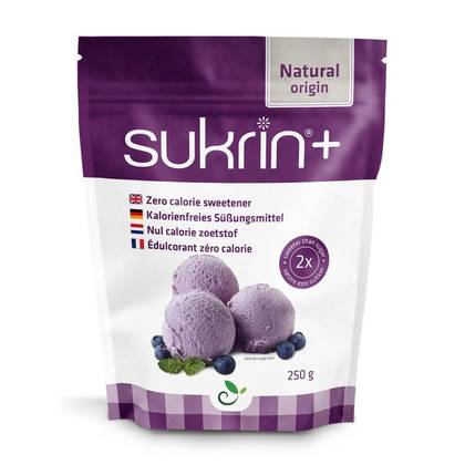 "Sukrin+" Eritritolis su stevija (250 g)