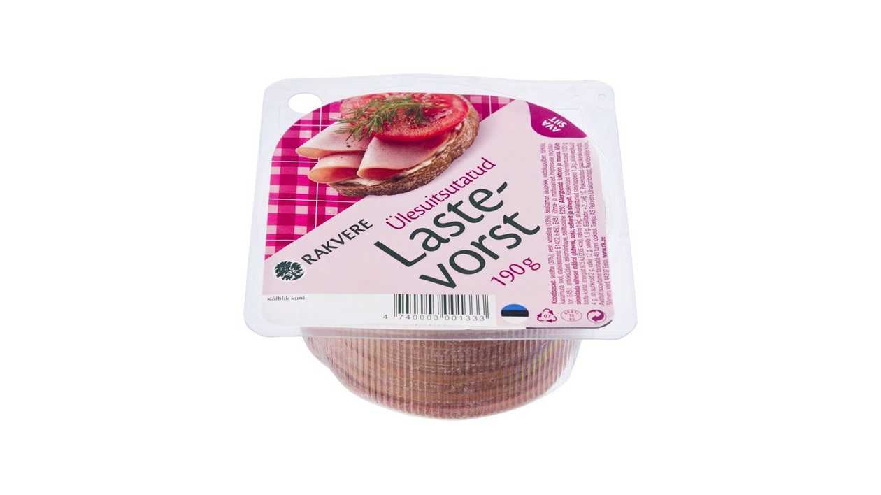 Keeduvorst Laste Rakvere 190 g