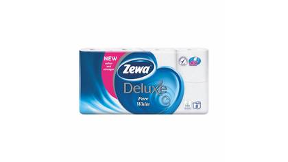 Deluxe Pure White Toilet Paper Zewa, 3-layer (8 rolls)