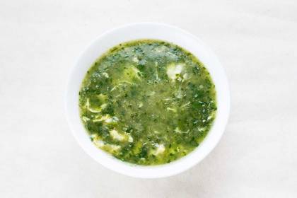 12. Spinach Seafood Soup