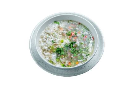 21. Lung Fung Soup with Chicken and Shrimp