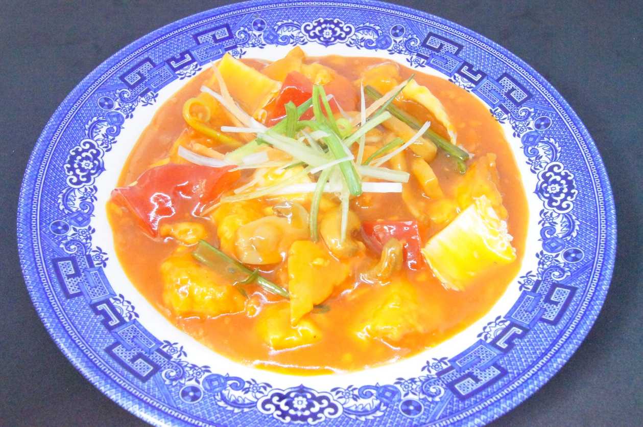 24. Chicken in spicy hot garlic sauce