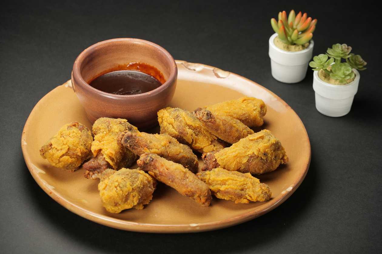 BBQ crispy wings