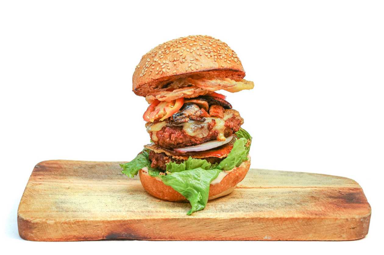 Double BBQ Mac Burger