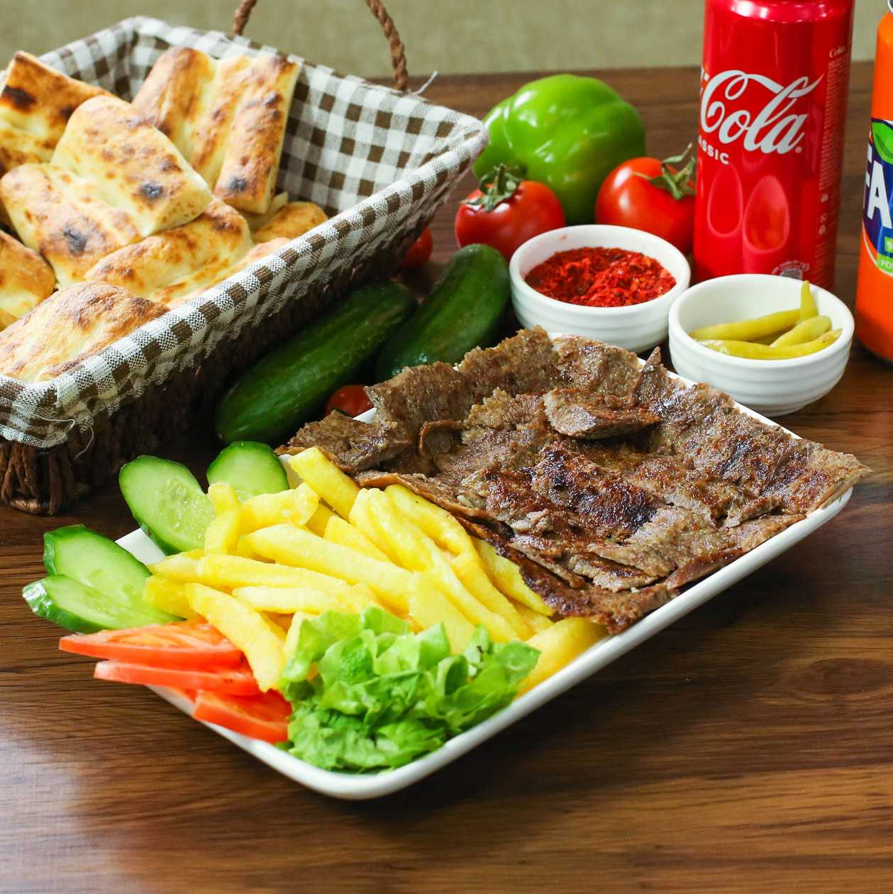 Cips dönər ət