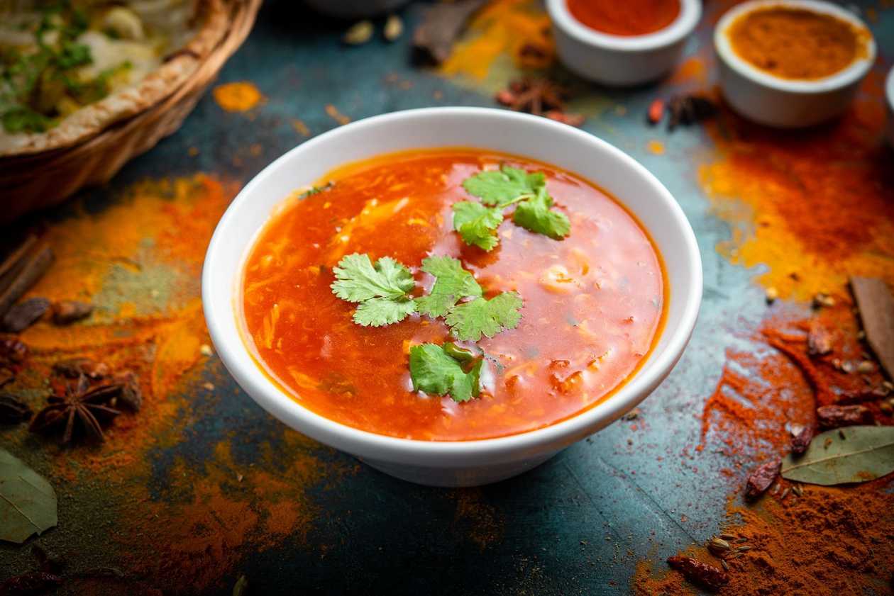 Tomato Soup with Chicken