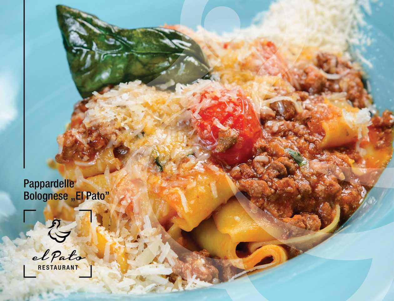 Pappardelle Bolognese ”El Pato” 400g*1.3.7.9