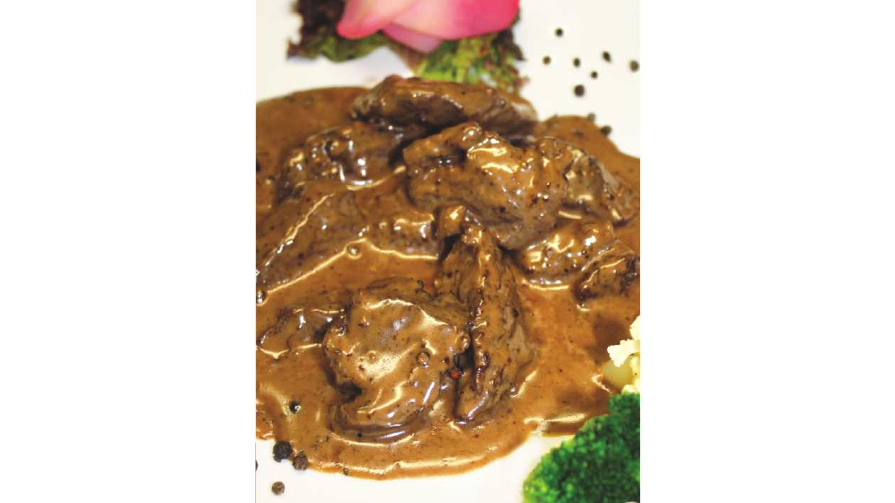 Shredded Creamy Pepper Beef Fillet