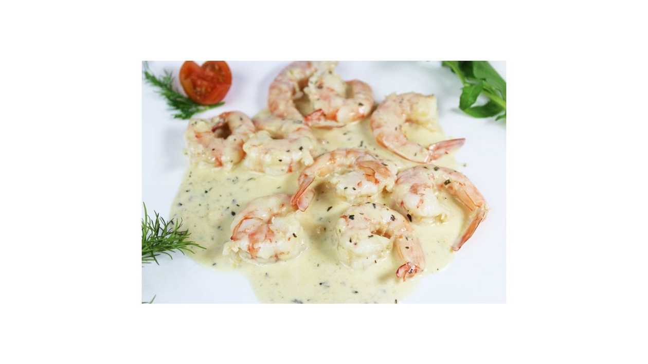 Creamy Garlic Prawns