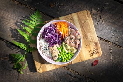 Tuna Poke with Fish Roe