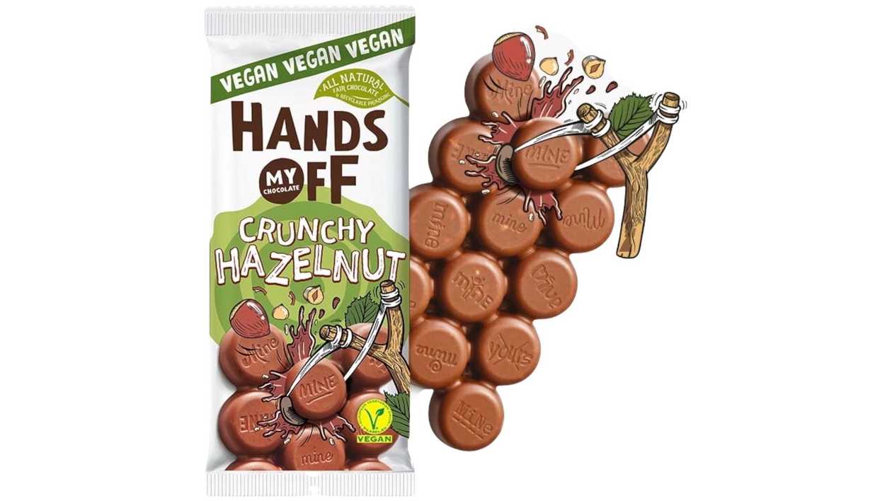 Hands off my chocolate – Crunchy Hazelnut Vegan 100g