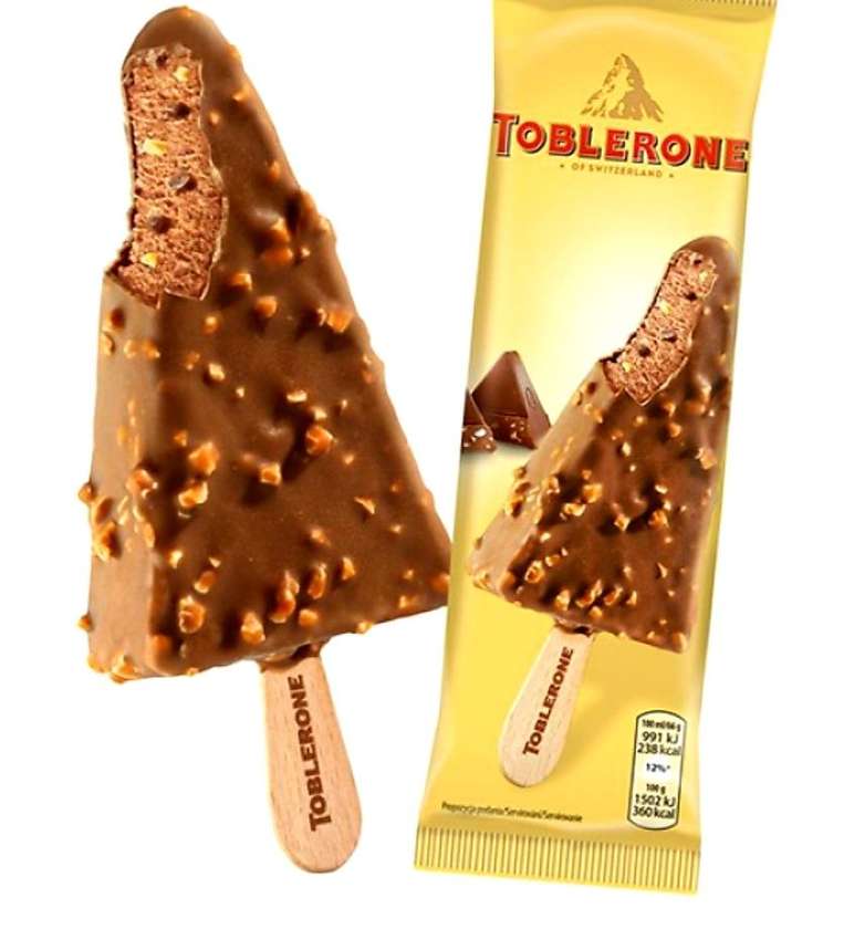 Toblerone Nougat Flavor Pieces Nestle Ice Cream 100ml