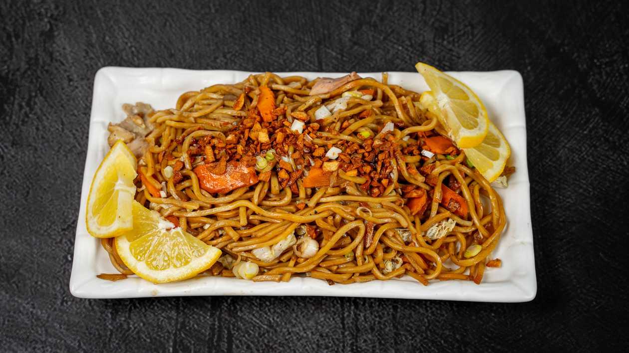 Stir-Fried egg noodles (Pancit Canton)