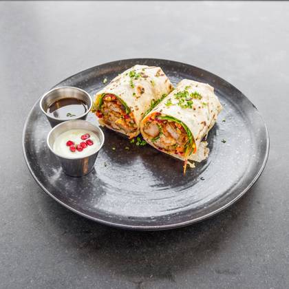 Lunch - Kathi Rolls - Veggie Samosas