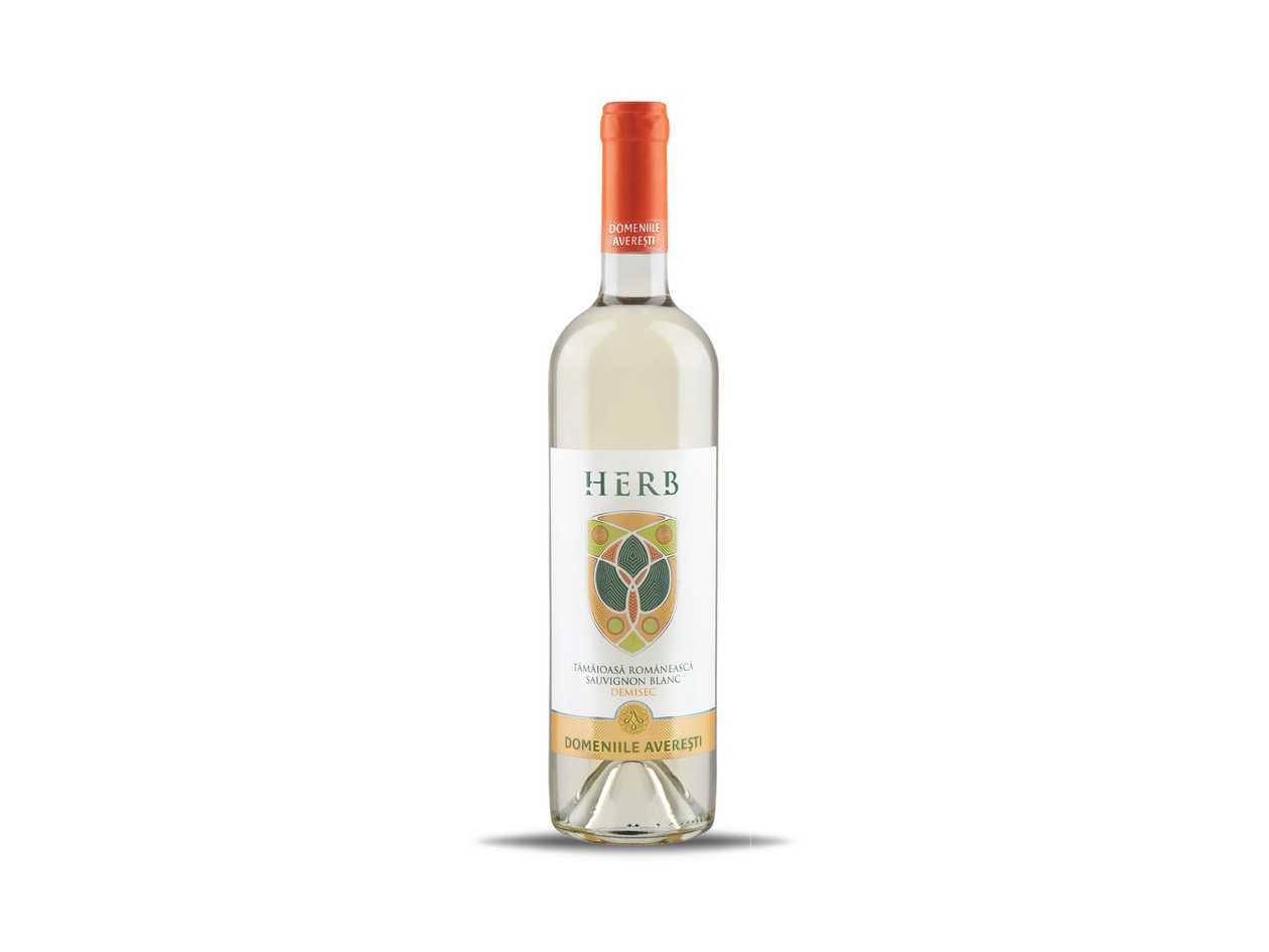 AVERESTI -
  COLECŢIA „HERB” D.O.C.Tamaioasa Romaneasca + Sauvignon Blanc