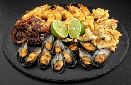 Seafood platter
