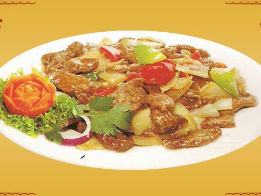 Beef with varied vegetables