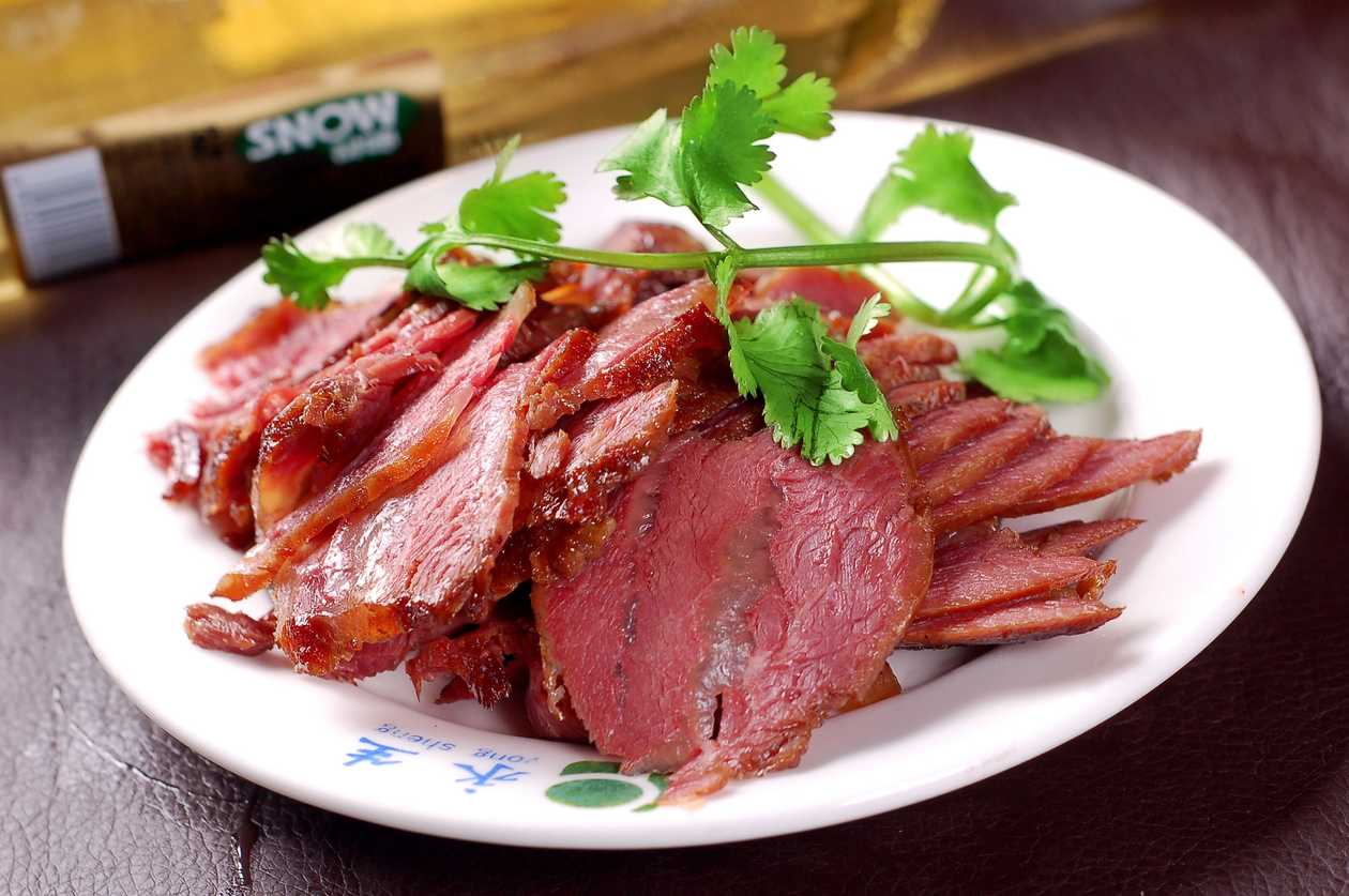 Marinated beef