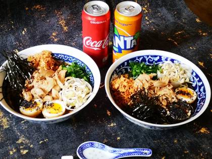 Ramen with Chicken + Ramen with Chicken
