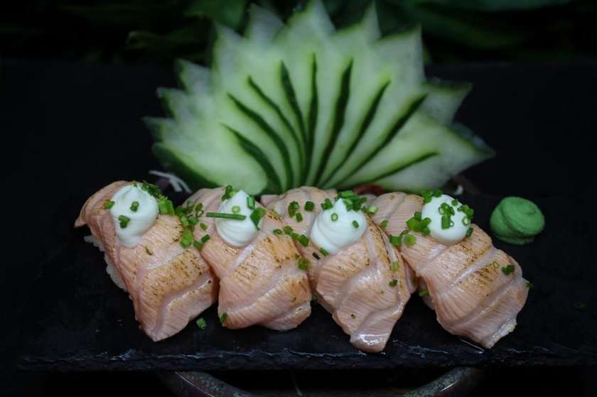 Niguiri Salmão fusão