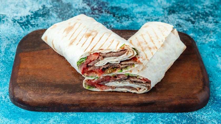 Shawarma with Meat in Lavash