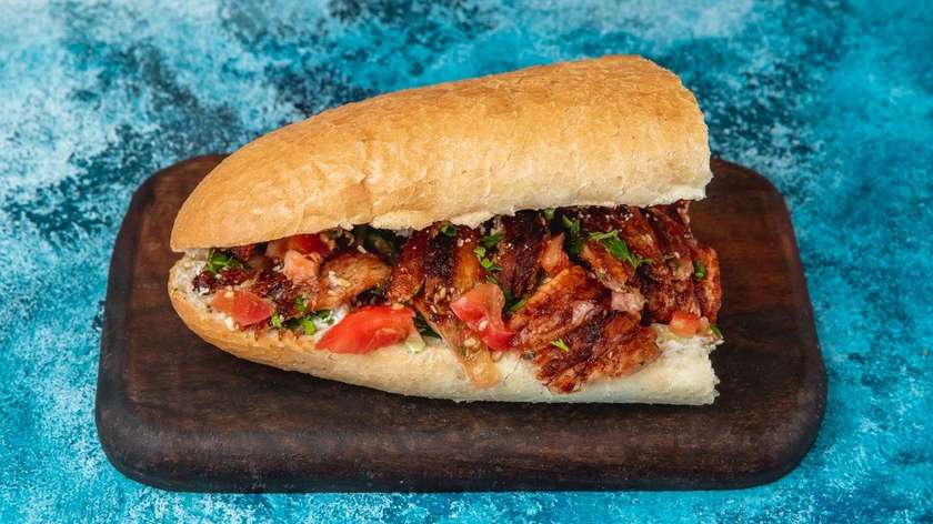 Doner with Chicken in Turkish Bread