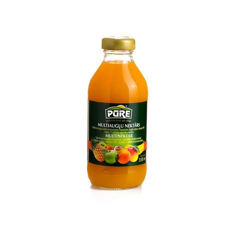 Pūres multifruit juice 330ml