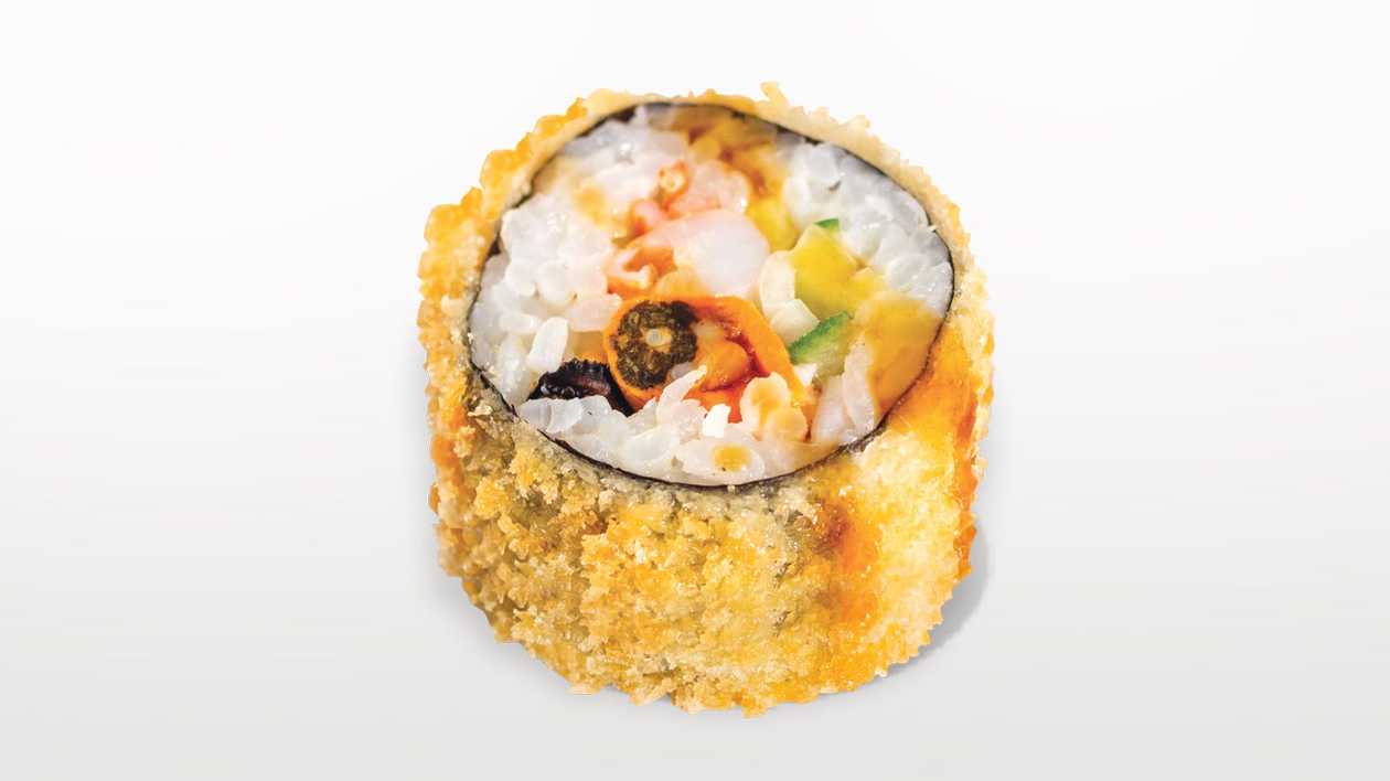With mussel meat
