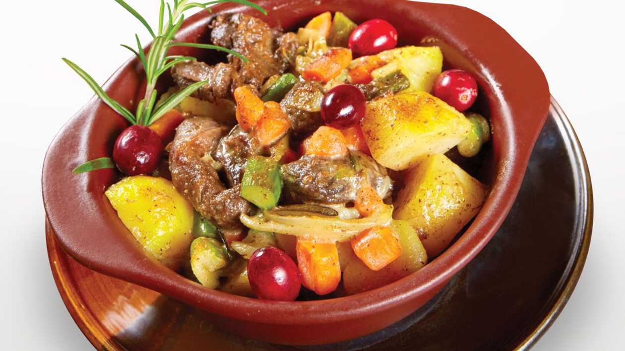 Deer meat stew