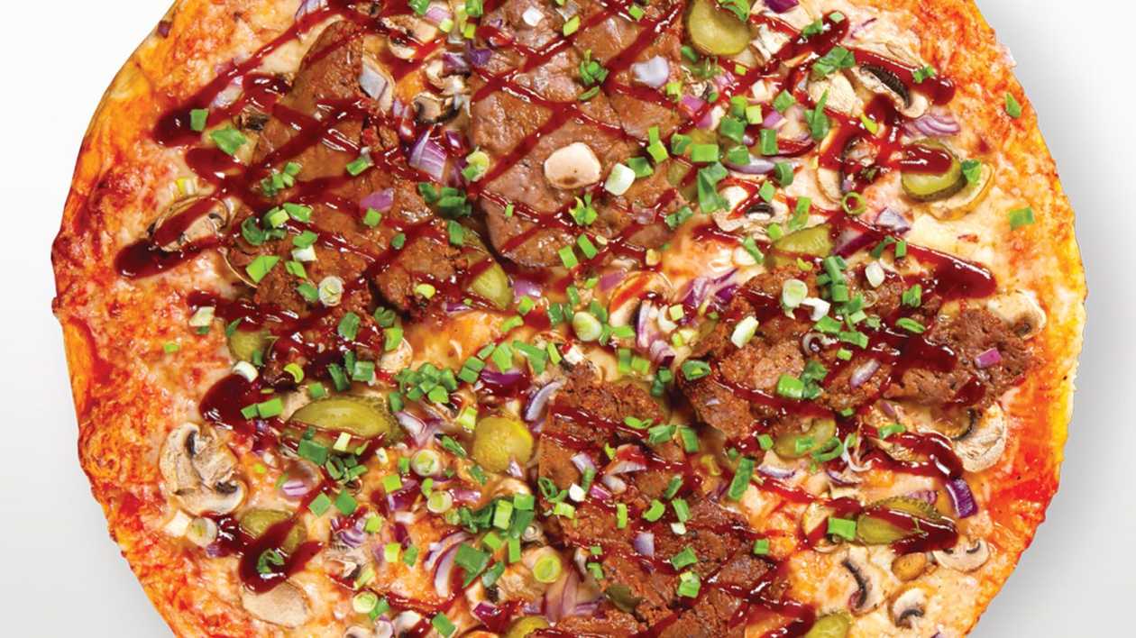 Pizza with beef bbq 30 cm