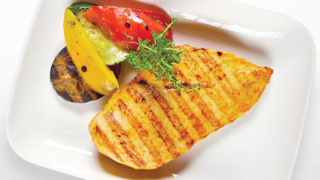 Grilled chicken fillet