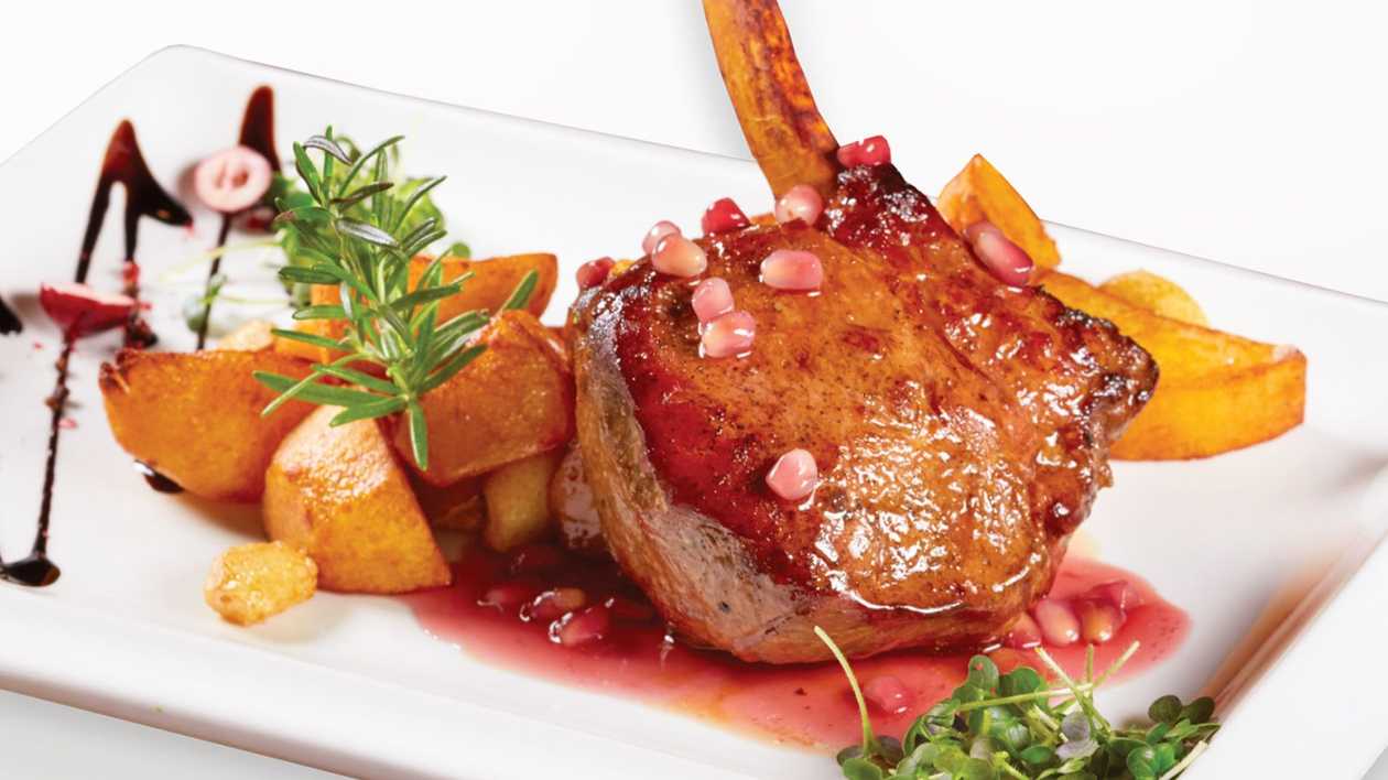 Veal chop with bone