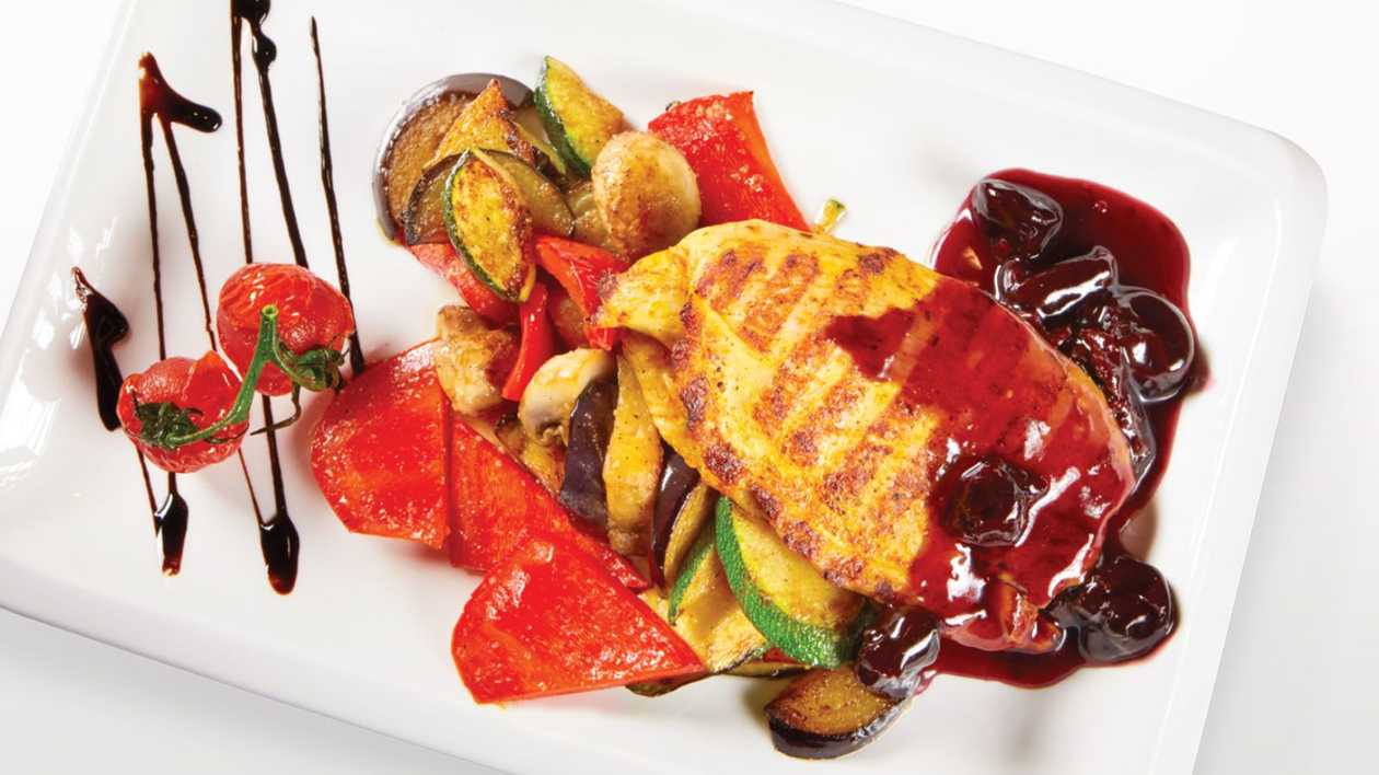 Grilled turkey fillet