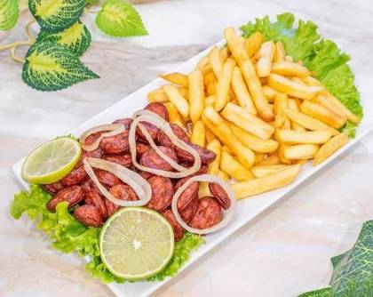 Fritas com Toscana Acebolada